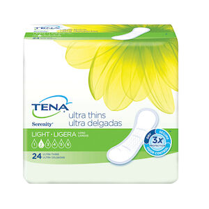 BC PAD 10" TENA SERENITY LGT THIN 6/24
